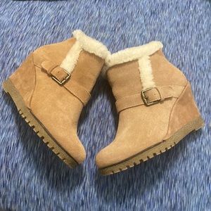 Wedge booties